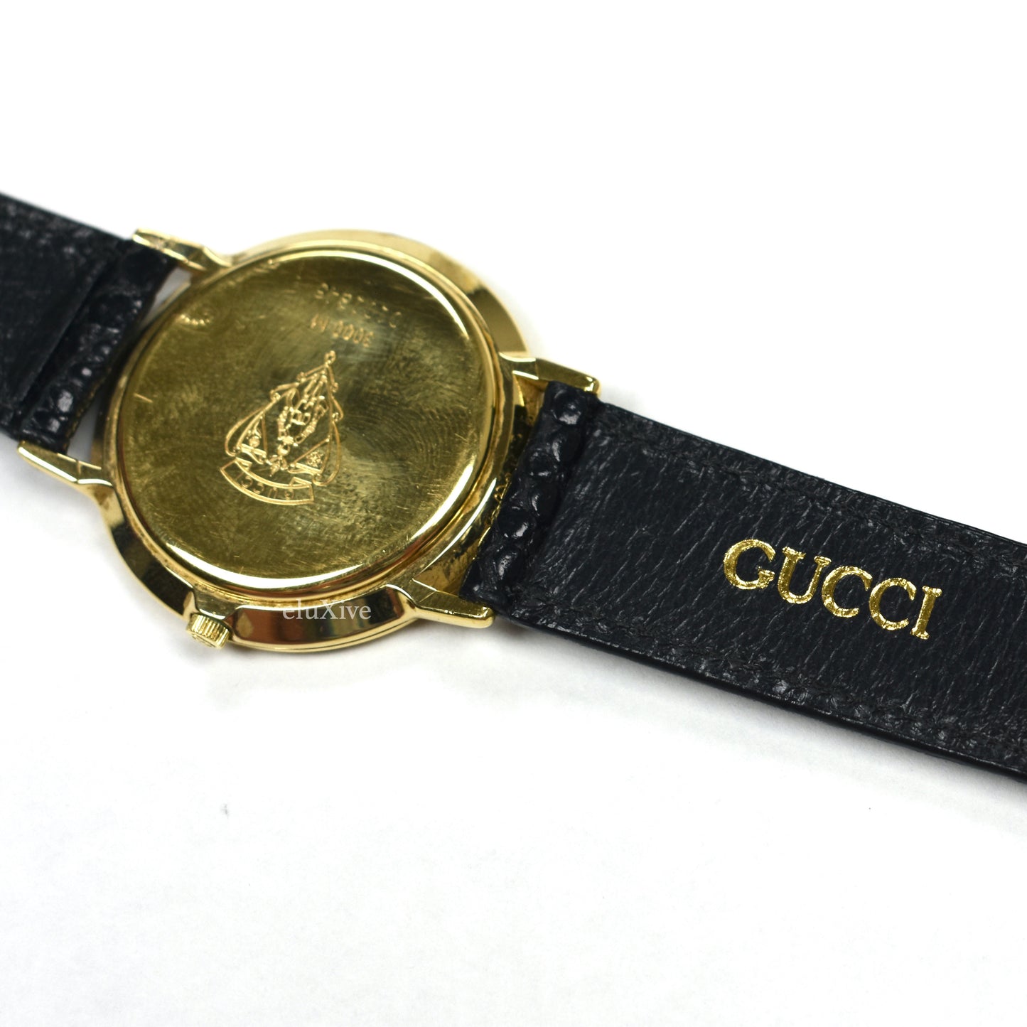 Gucci - 3000M Gold Black Dial Watch
