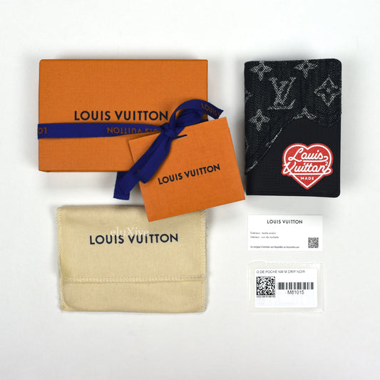 Louis Vuitton x Nigo - Black Denim / Leather Pocket Organizer