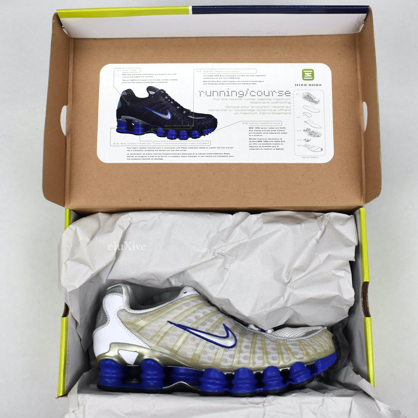 Nike - Shox TL OG White / Silver / Sport Royal Blue  (2003)