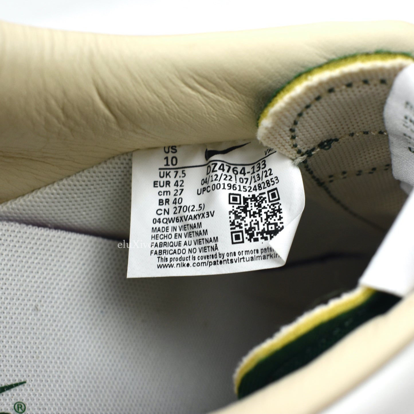 Nike - Air Force 1 '07 LV8 'Vintage 82' (White/Gorge Green)