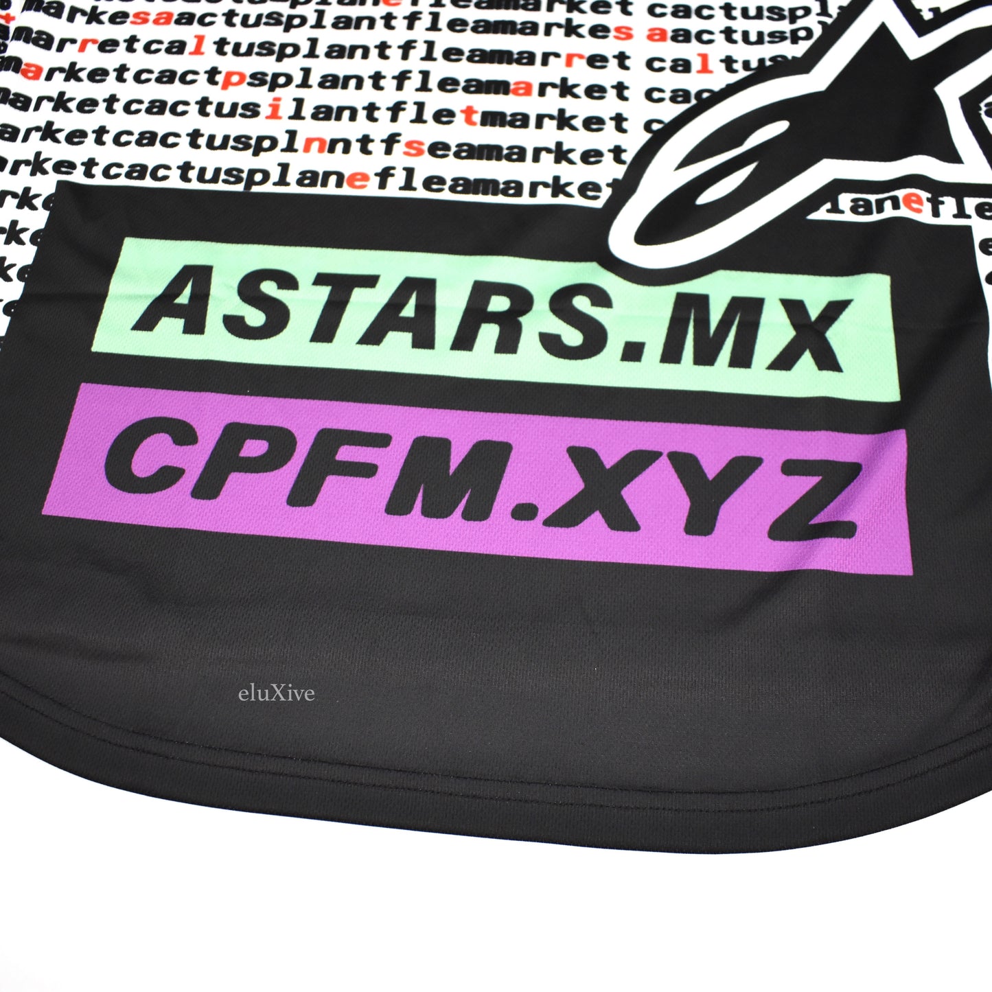 Cactus Plant Flea Market x Alpinestars - Logo Print Jersey