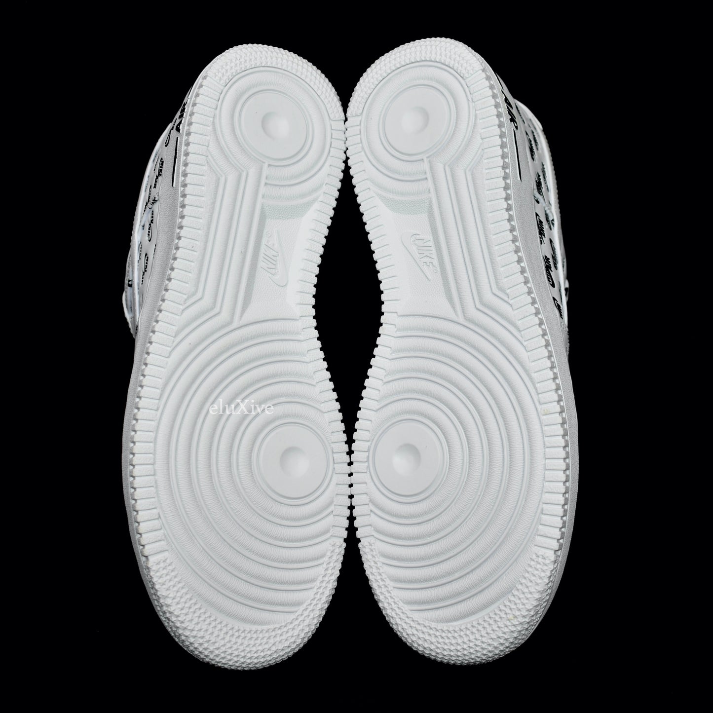 Nike - Air Force 1 '07 QS Allover Logo Print (White)
