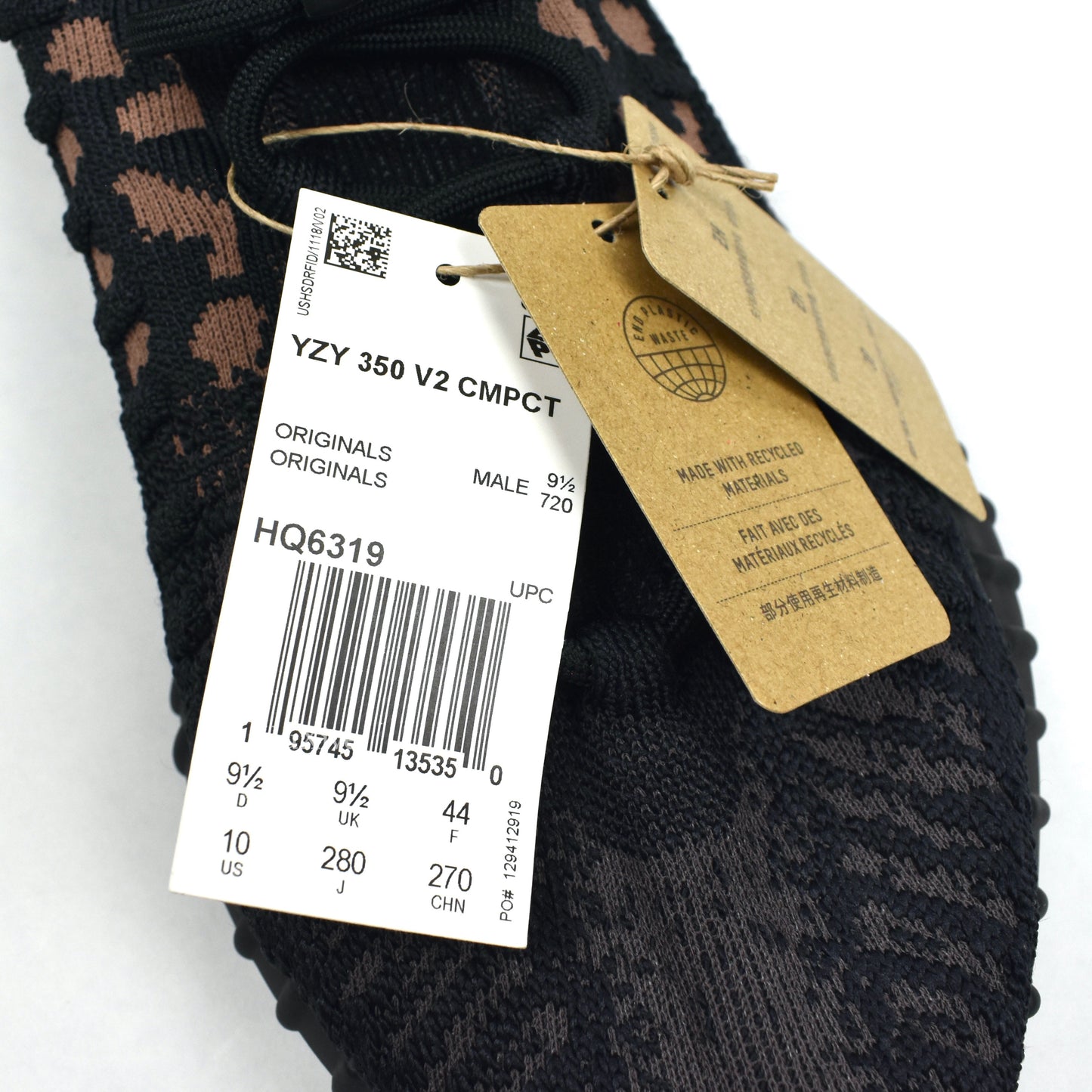 Adidas x Kanye West - Yeezy 350 V2 CMPCT Knit (Carbon Slate)