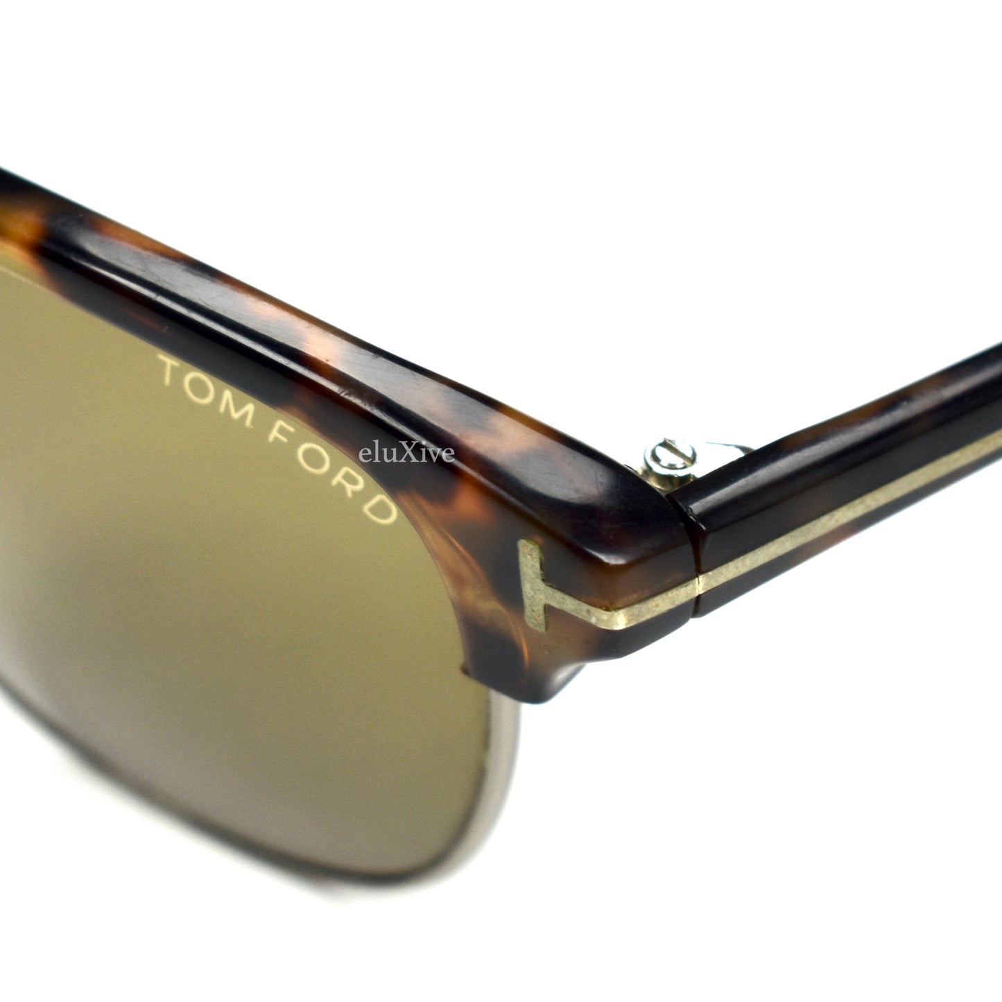 Tom Ford - Tortoise 'Henry' Clubmaster Sunglasses