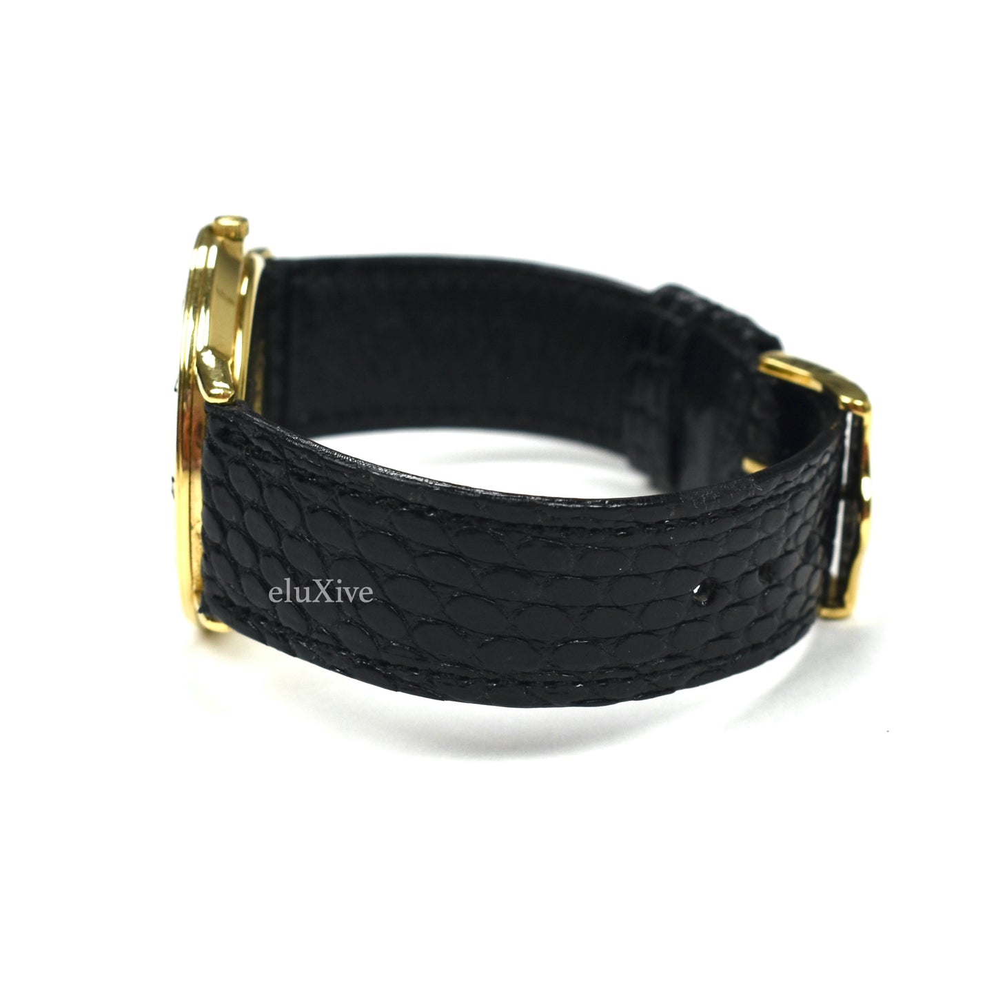 Gucci - 3000M Gold Black Dial Watch