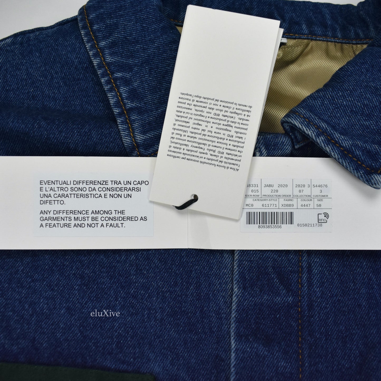 Gucci - Web Stripe & Horsebit Logo Denim Jacket  Logo Denim Trucker Jacket