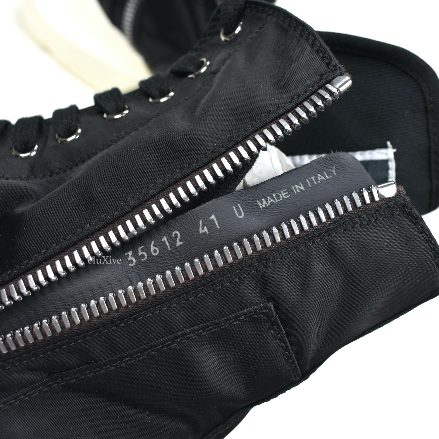 Rick Owens DRKSHDW - Army Sneaker Boot (Black/Milk)