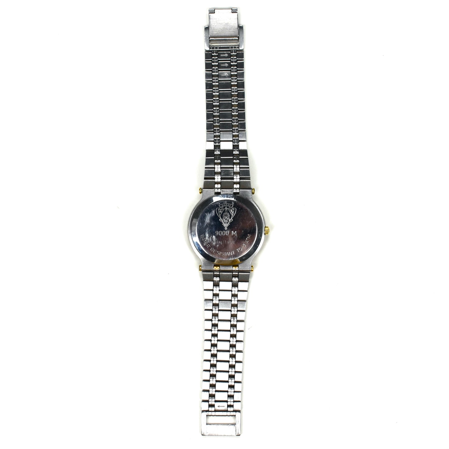 Gucci - 9000M Gold/Steel Graphite Dial Watch