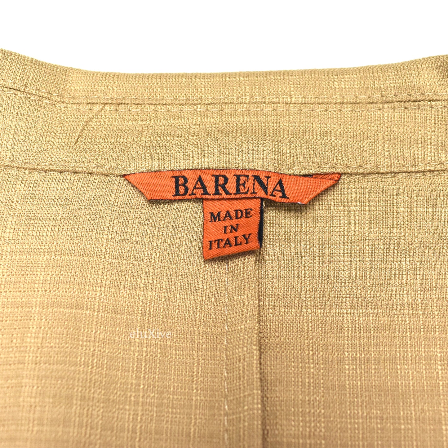 Barena - Tan Textured Vicose Unlined Blazer