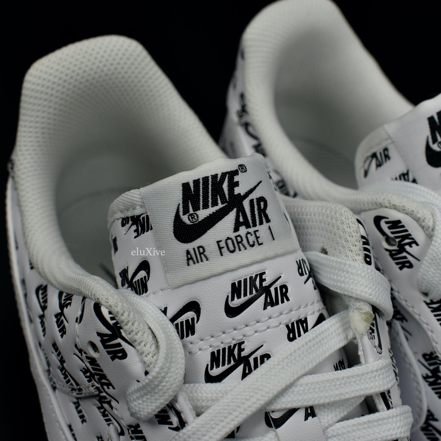 Nike - Air Force 1 '07 QS Allover Logo Print (White)