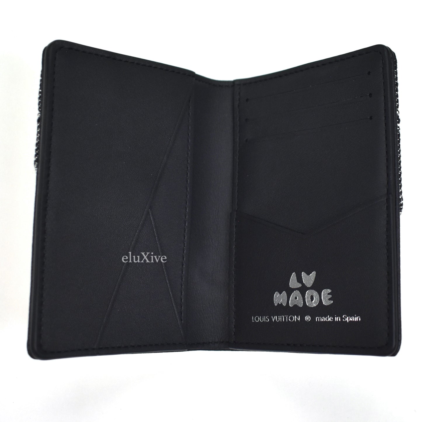 Louis Vuitton x Nigo - Black Denim / Leather Pocket Organizer