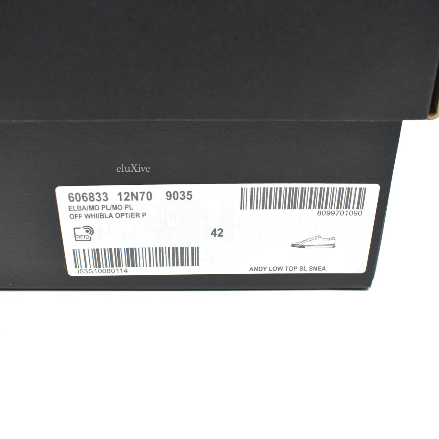 Saint Laurent - White Canvas Andy Low Top Sneakers