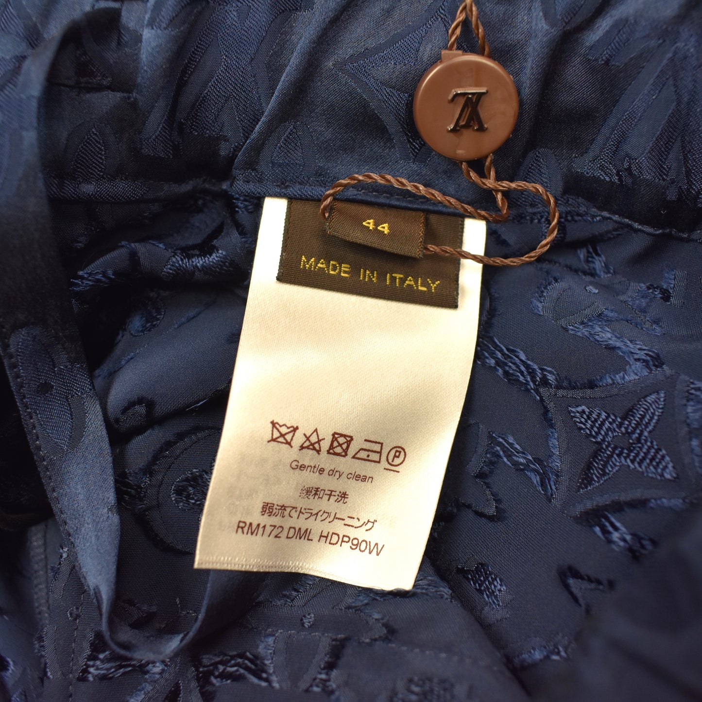 Louis Vuitton x Supreme - Navy Monogram Pajama Pants