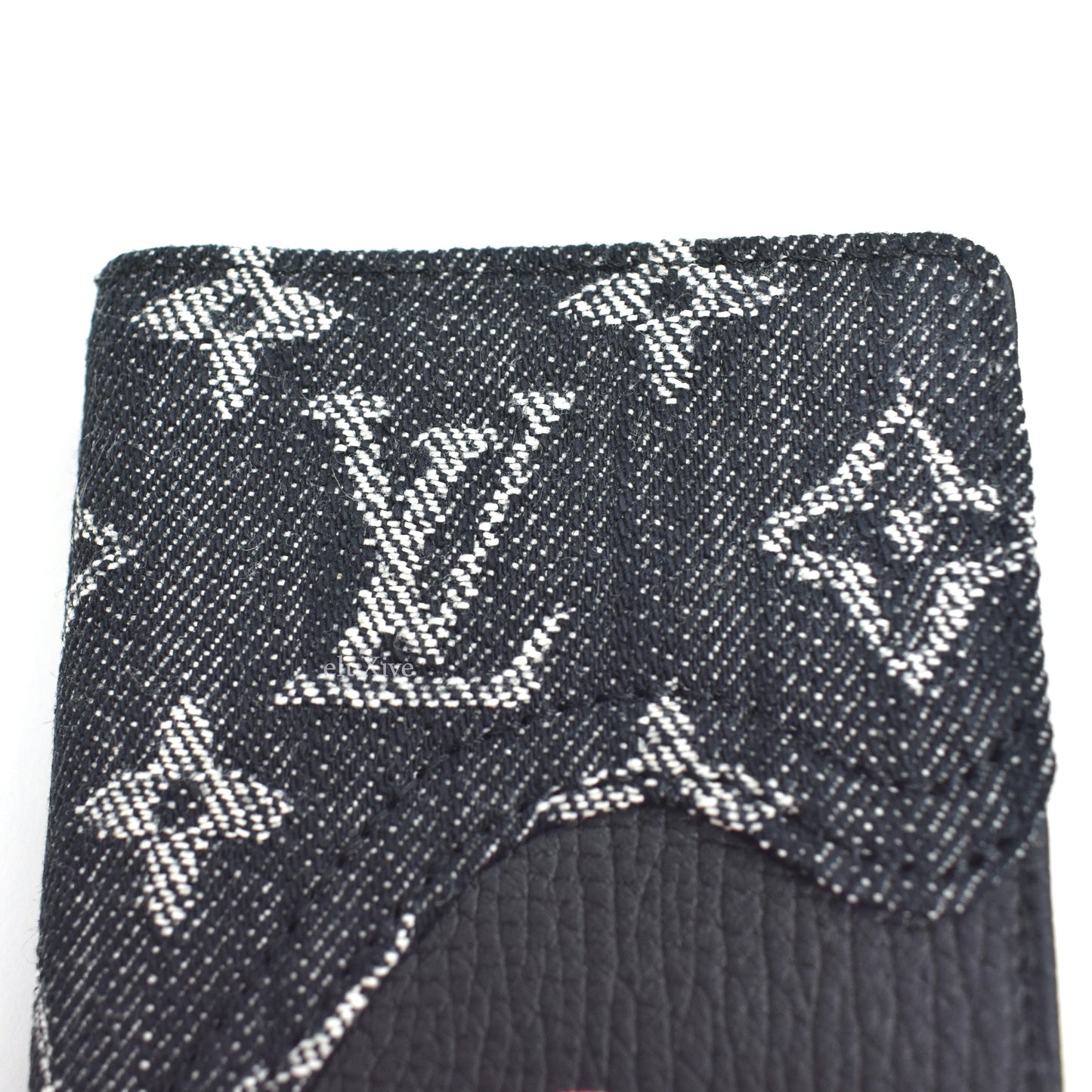 Louis Vuitton x Nigo - Black Denim / Leather Pocket Organizer