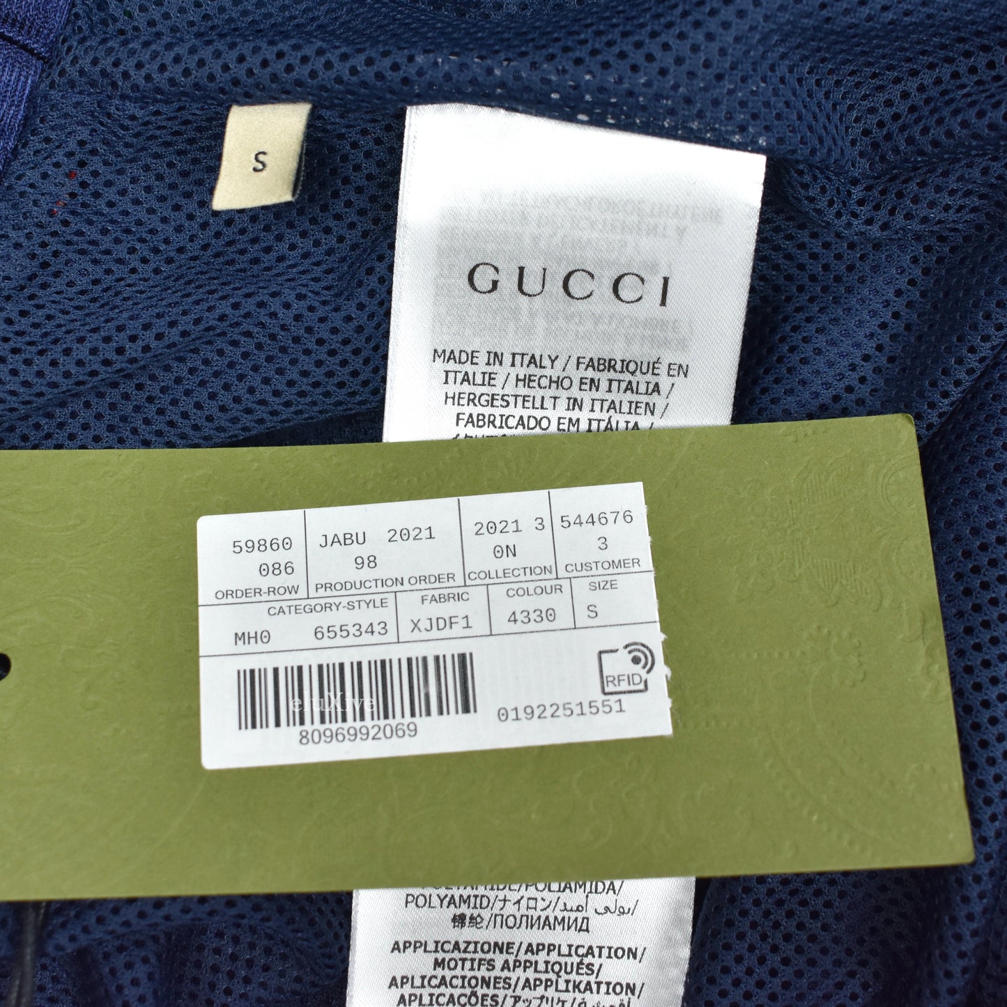 Gucci - Navy Web Stripe Technical Jersey Track Pants