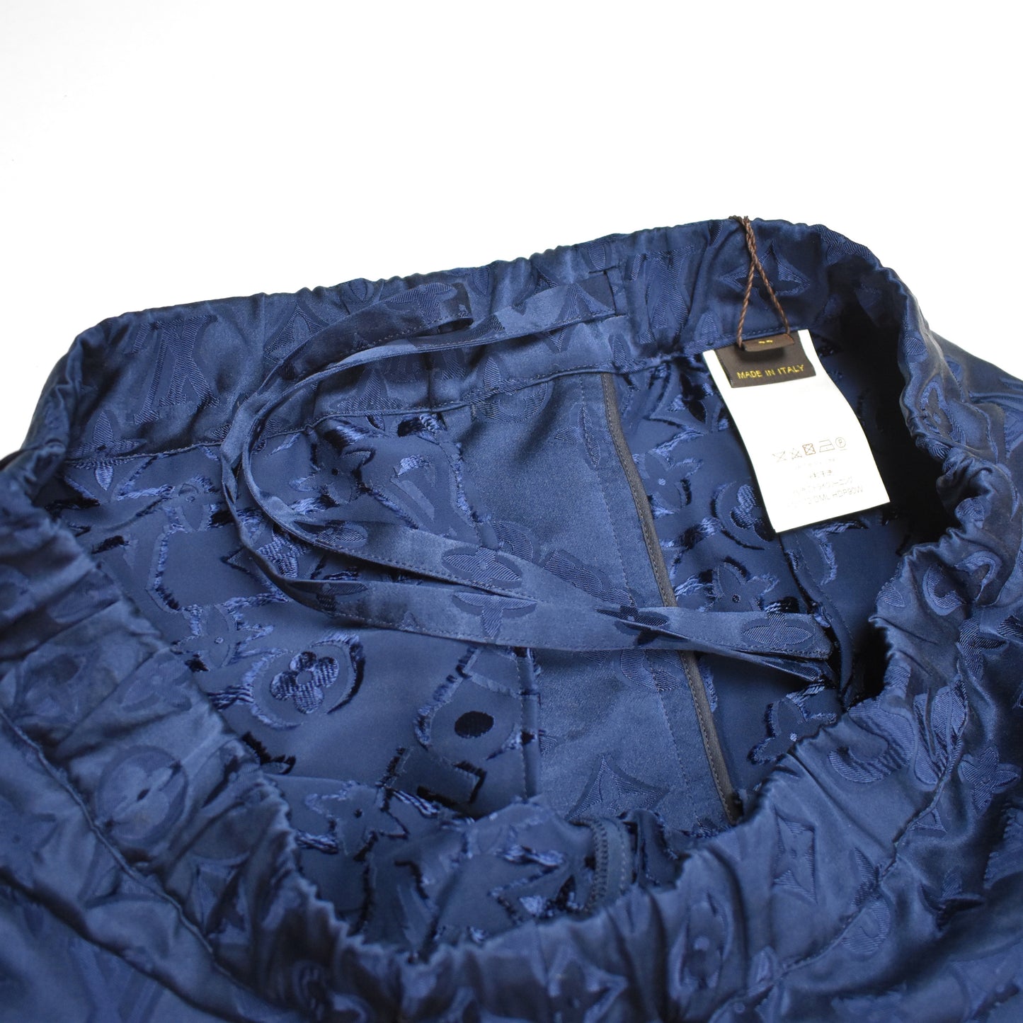 Louis Vuitton x Supreme - Navy Monogram Pajama Pants