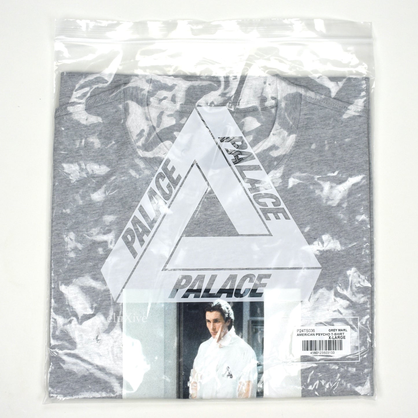 Palace - American Psycho Photo Print T-Shirt (Gray)