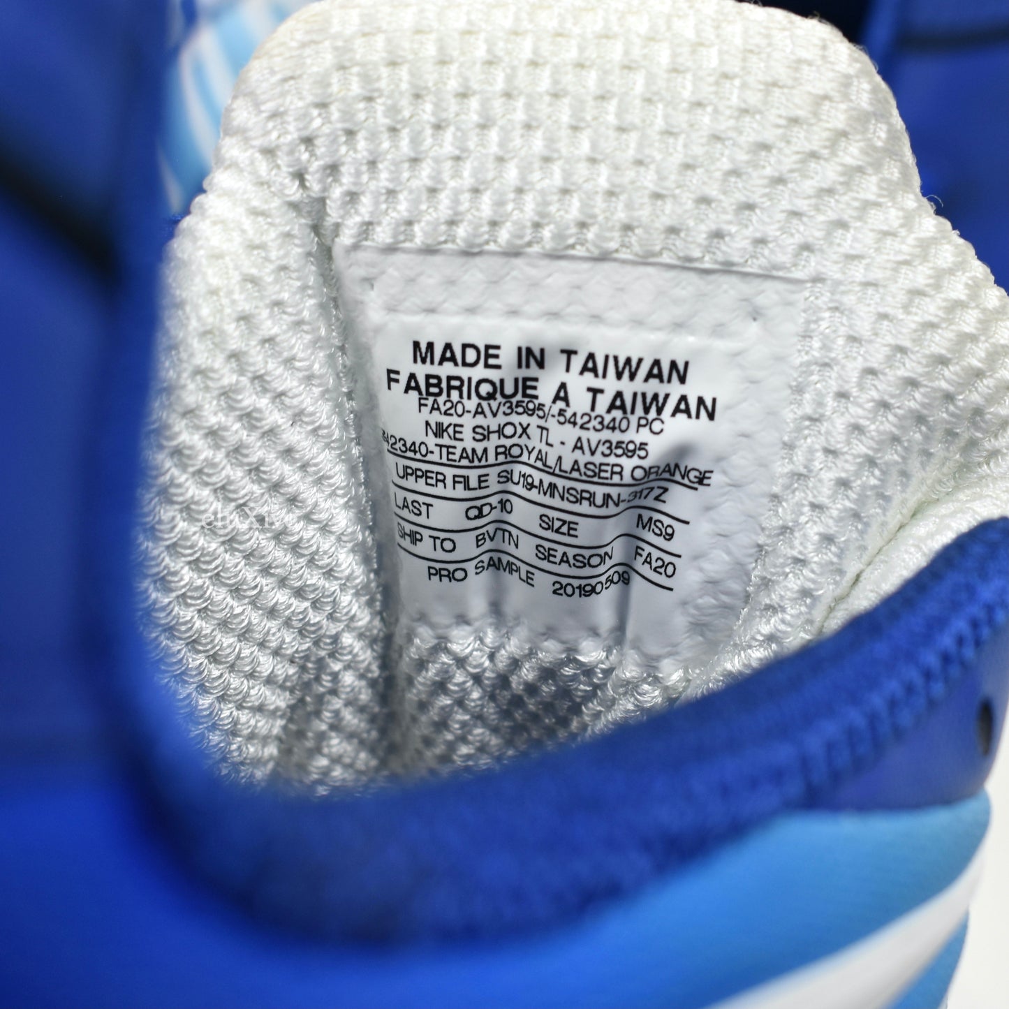 Nike - Shox TL Team Royal / Laser Orange (Unreleased Sample)