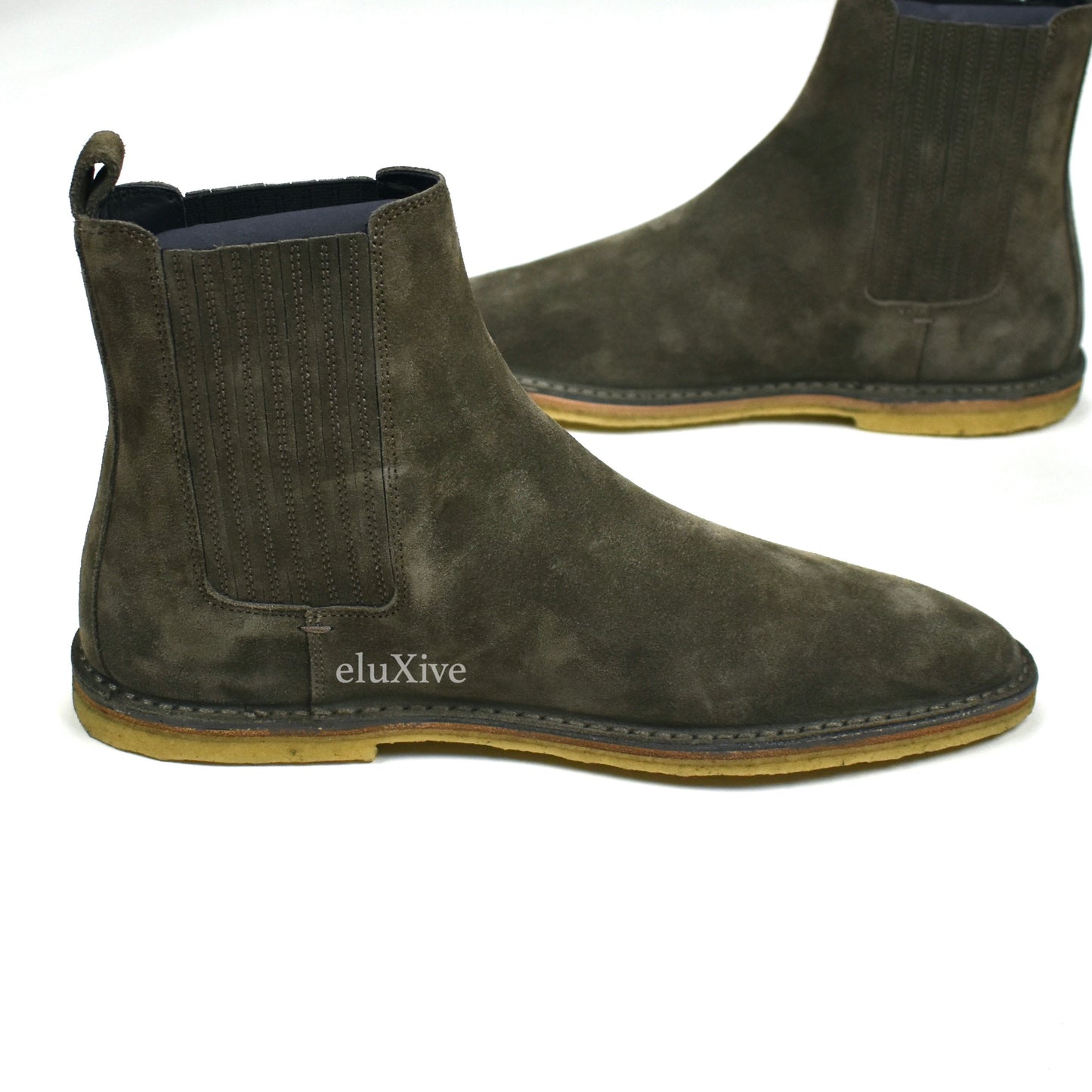Saint Laurent - Bronze Suede Nino Chelsea Boots