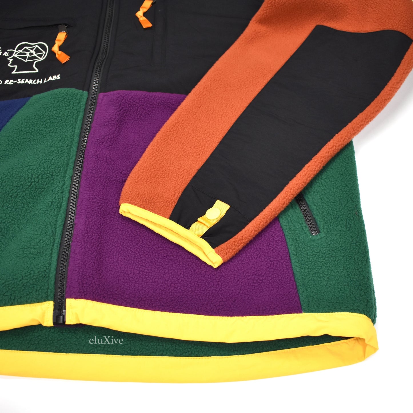 Brain Dead x The North Face - Color Block Fleece Denali Jacket