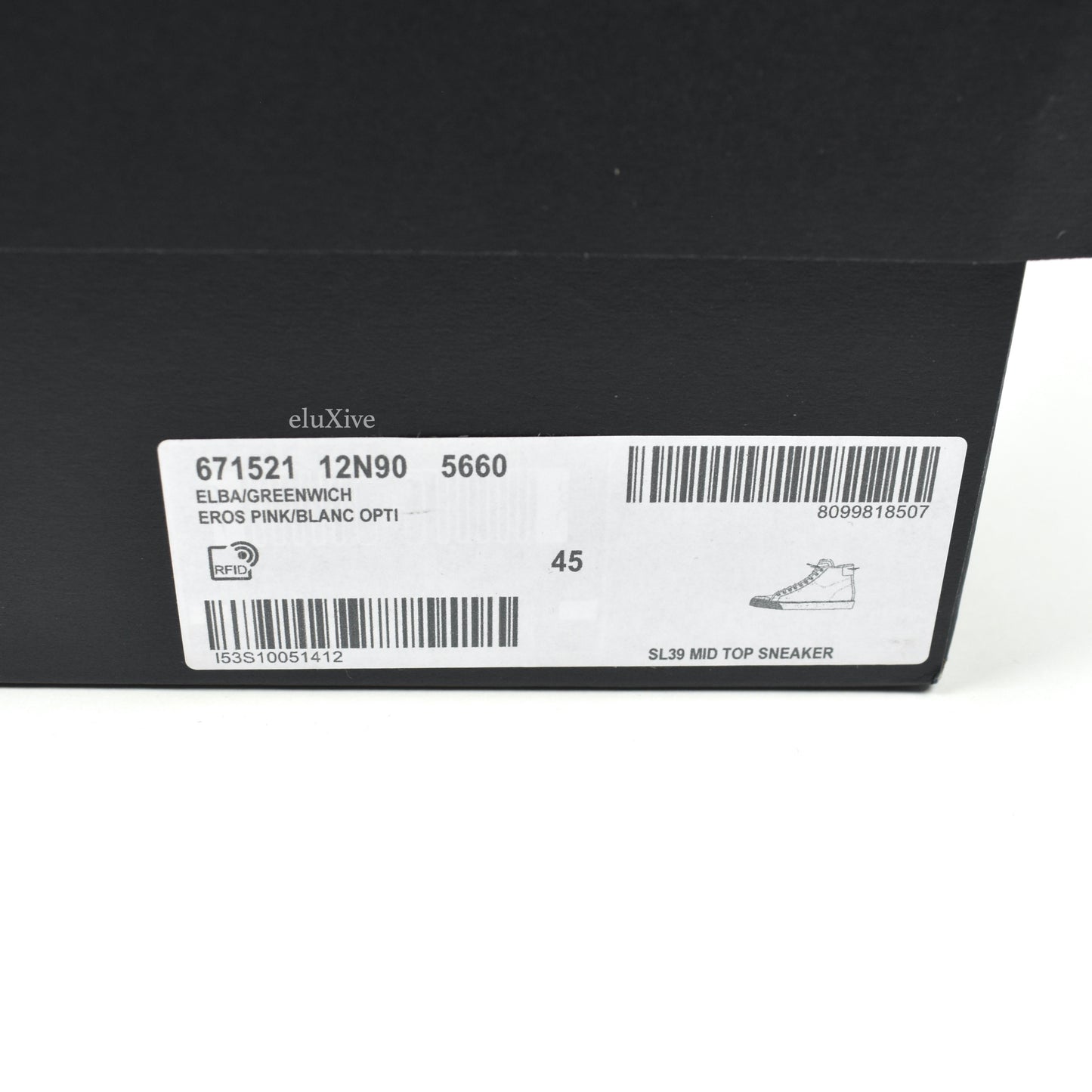 Saint Laurent - Pink Canvas SL 39 Mid Top Sneakers