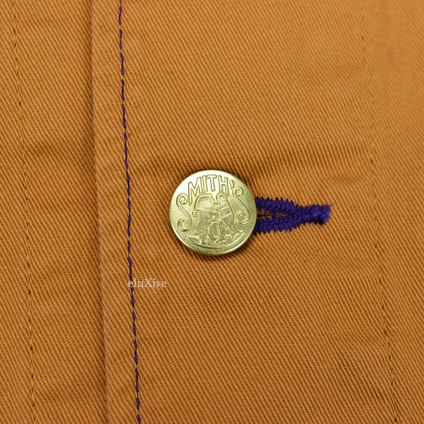 Needles x Smiths - Gold Butterfly Logo Twill Work Shirt