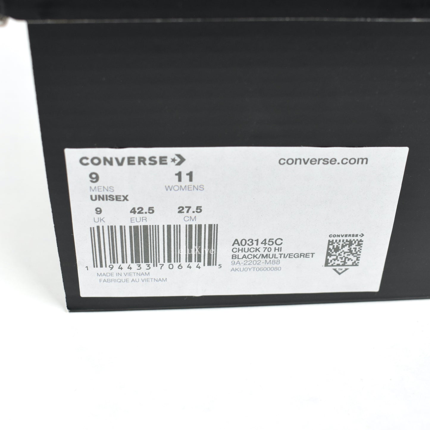 Converse x Sky High Farm - Chuck 70 Hi Strawberry Moon (Black/Egret)