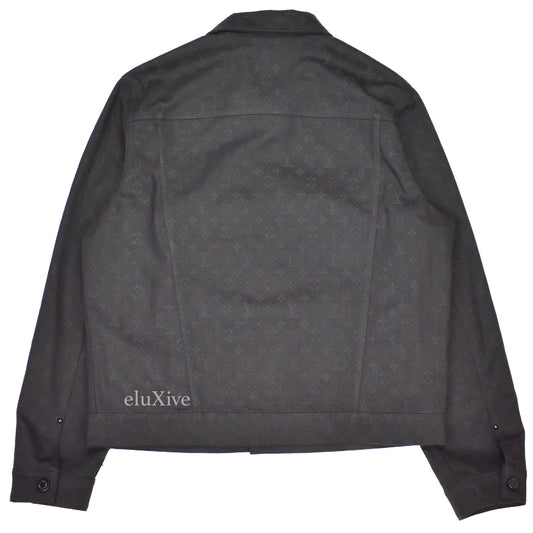 Louis Vuitton - Monogram Denim Woven Trucker Jacket (Black)
