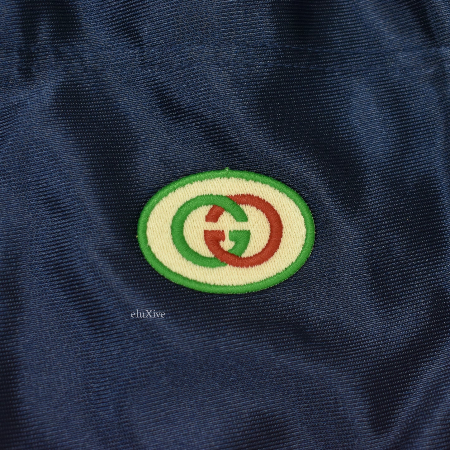 Gucci - Navy Web Stripe Technical Jersey Track Pants