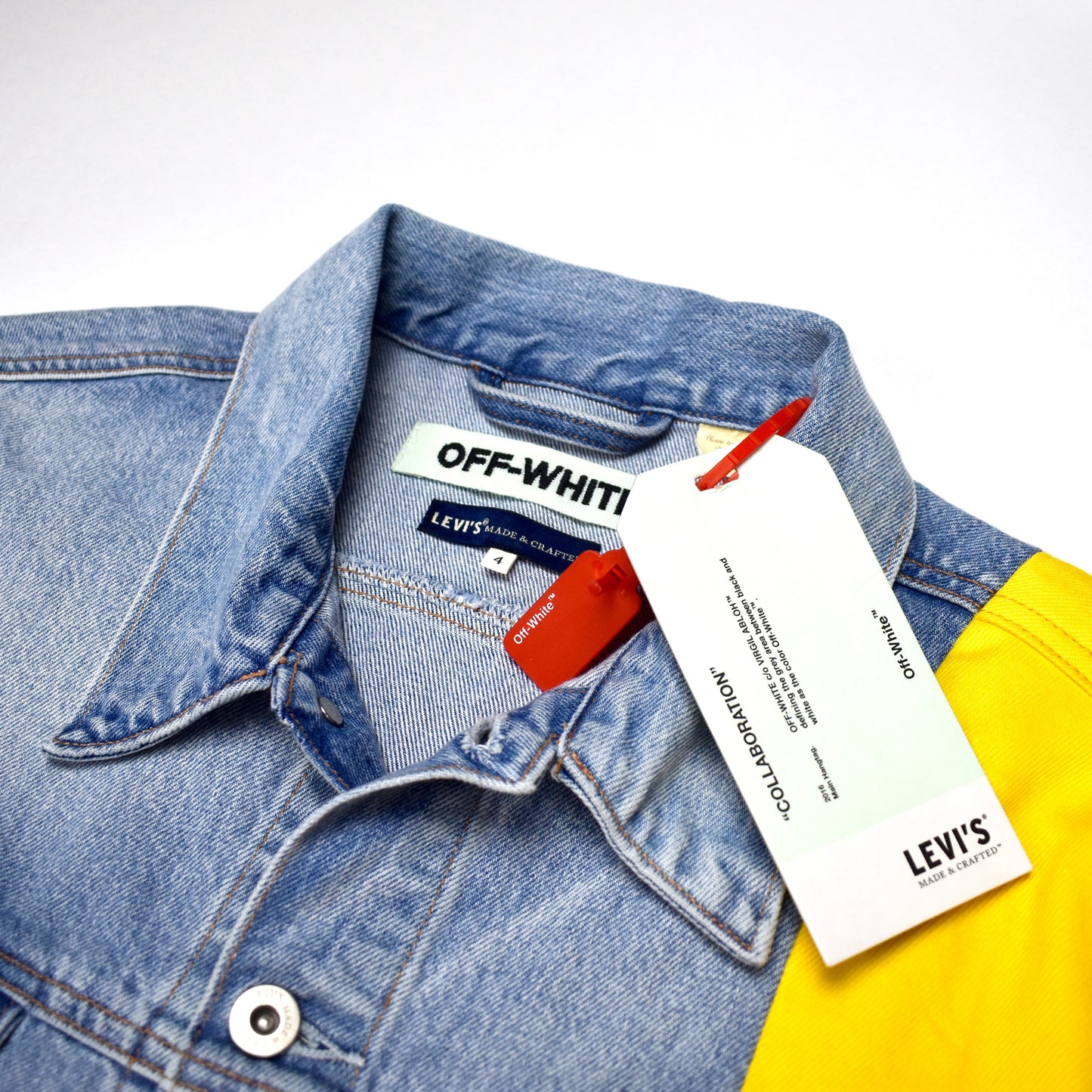 Off-White x Levi's - Paneled Denim Trucker Jacket