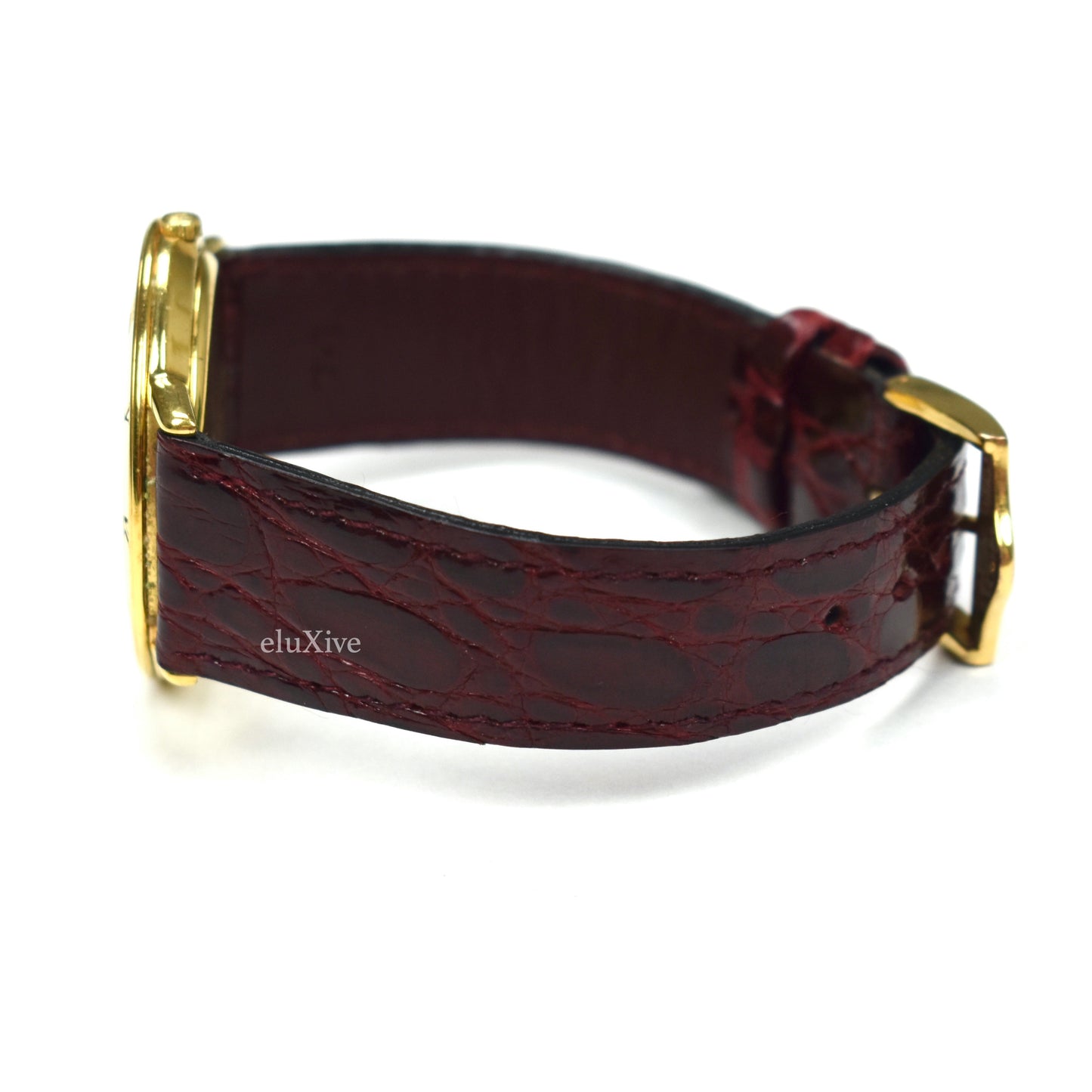 Gucci - 3000M Gold Web Stripe Watch