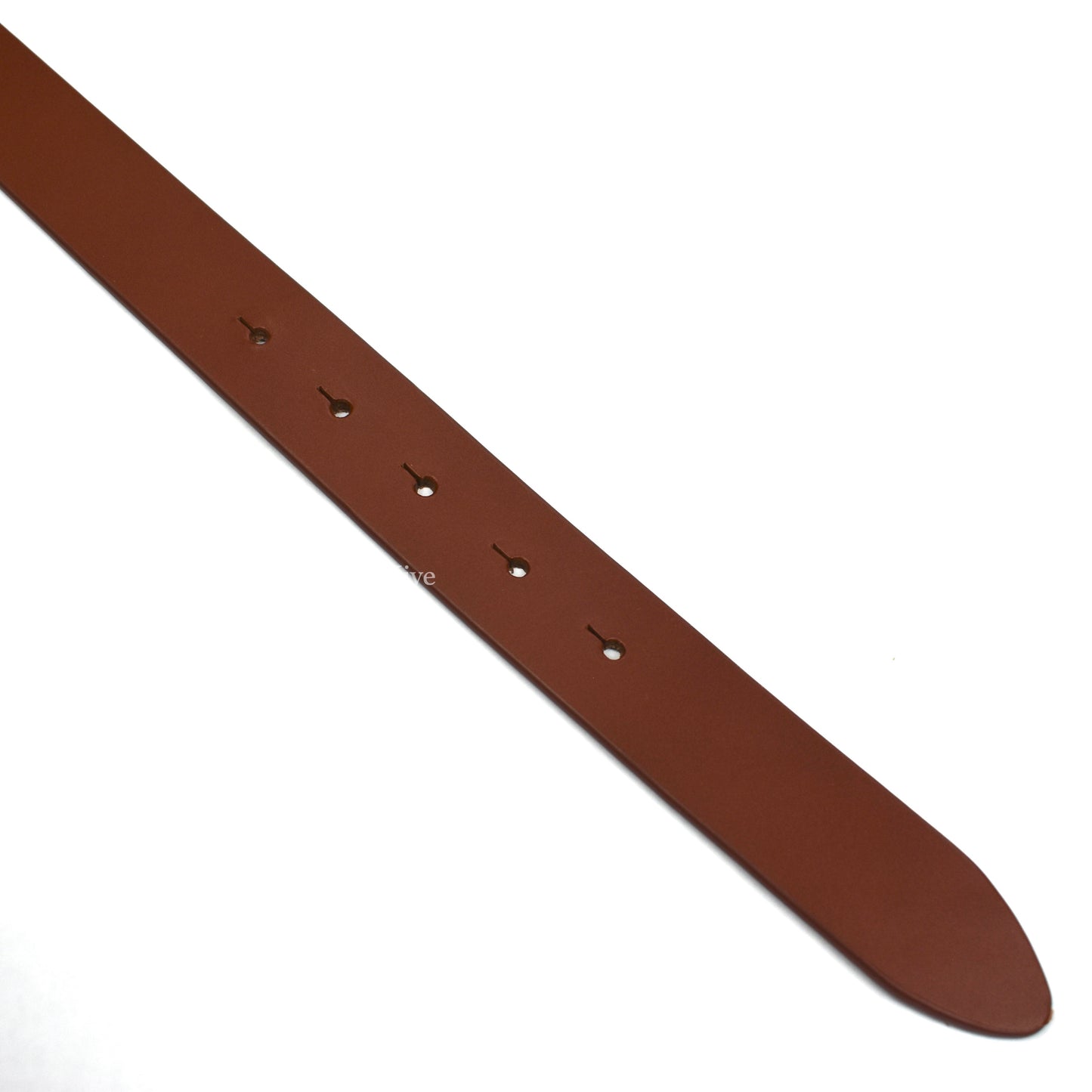 Vivienne Westwood - Gold Orb Logo Buckle Brown Leather Belt