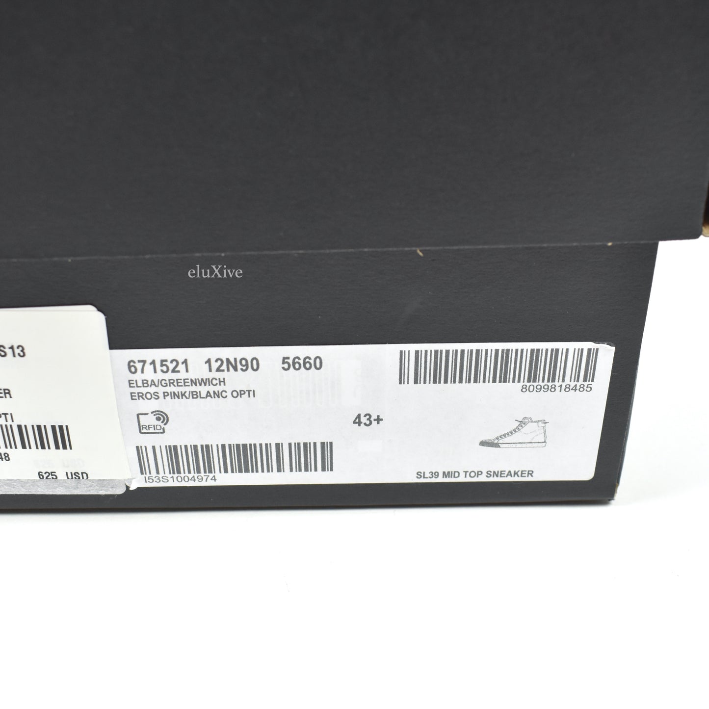 Saint Laurent - Pink Canvas SL 39 Mid Top Sneakers