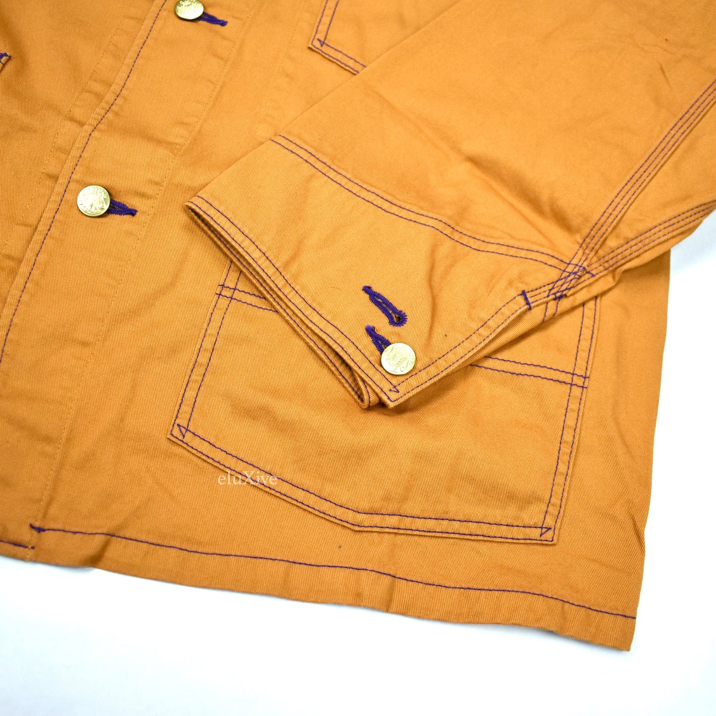 Needles x Smiths - Gold Butterfly Logo Twill Work Shirt