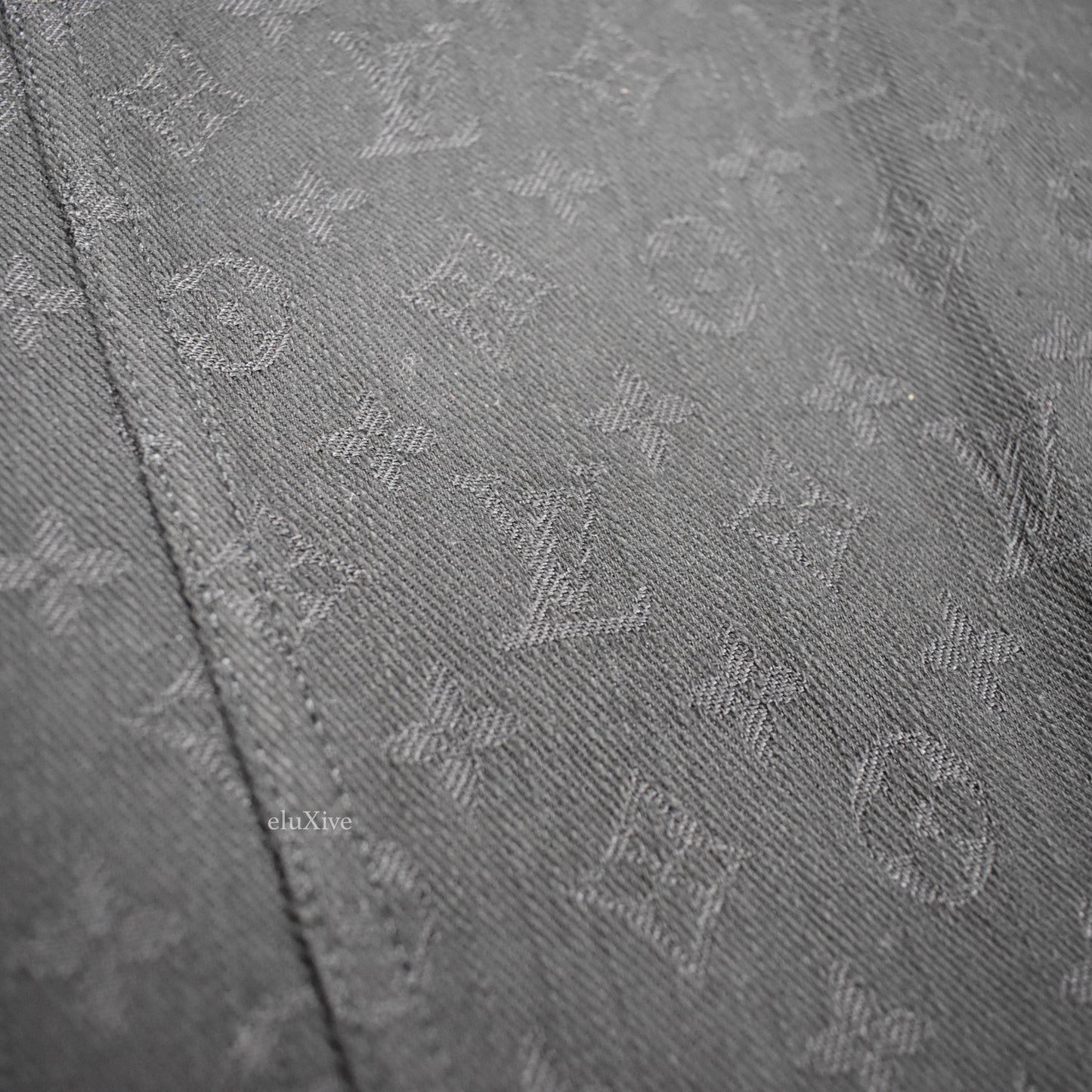 Louis Vuitton - Monogram Denim Woven Trucker Jacket (Black)