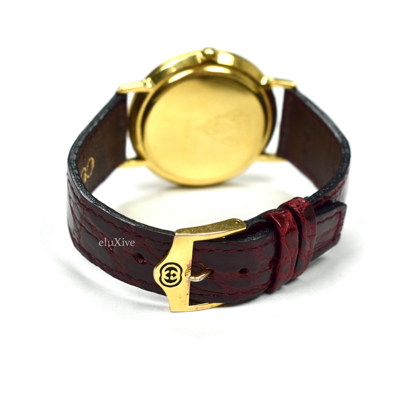 Gucci - 3000M Gold Web Stripe Watch