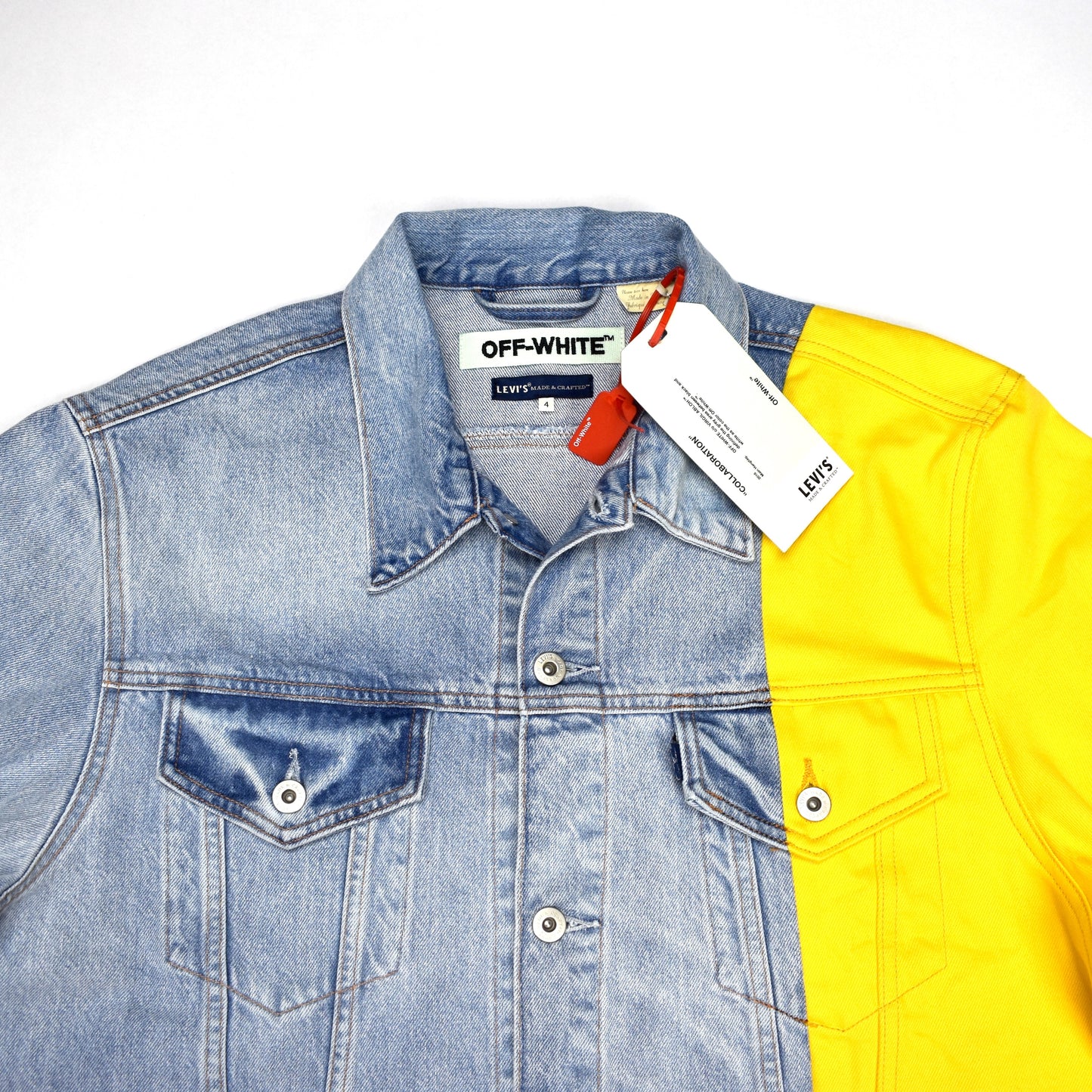 Off-White x Levi's - Paneled Denim Trucker Jacket