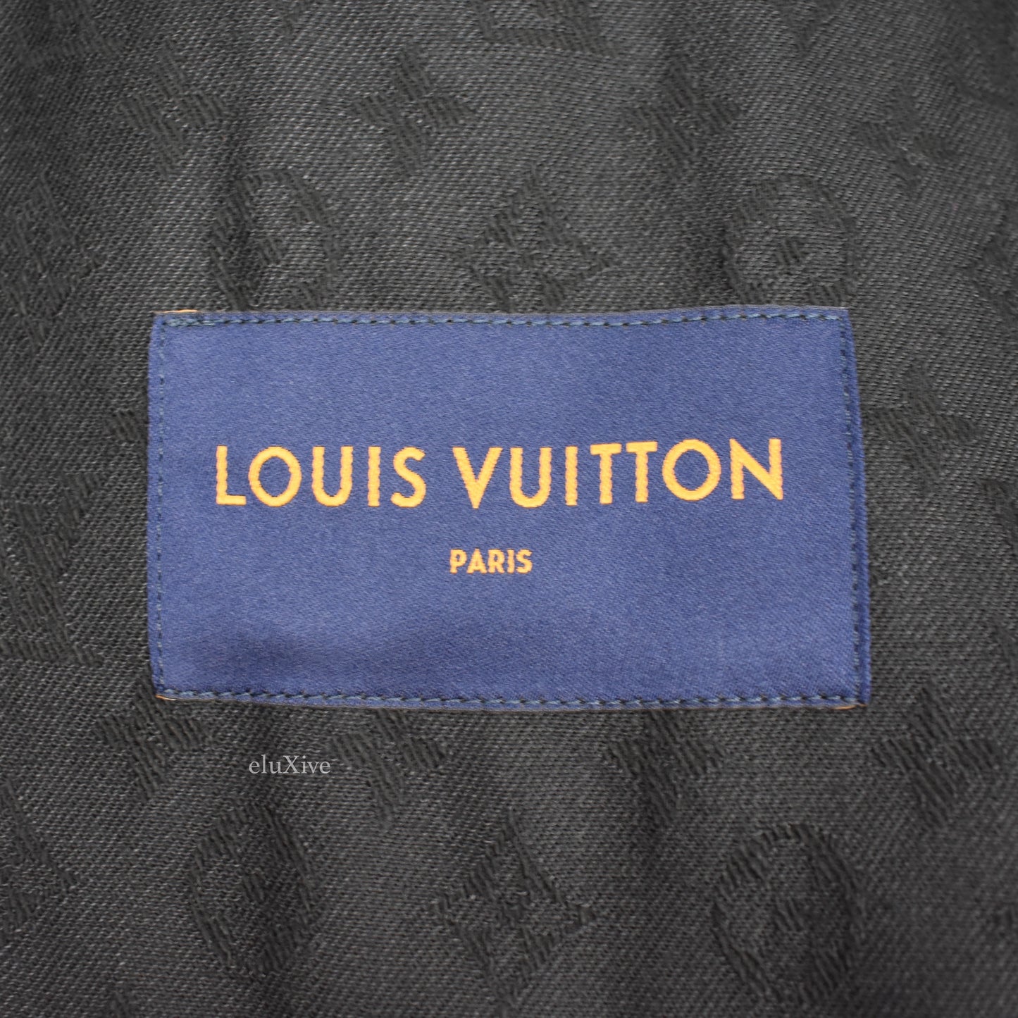 Louis Vuitton - Monogram Denim Woven Trucker Jacket (Black)
