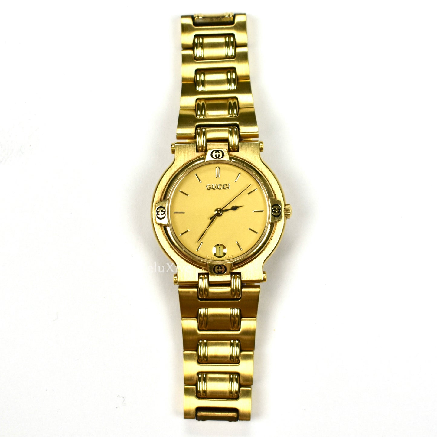 Gucci - 9200M Gold Champagne Dial Watch