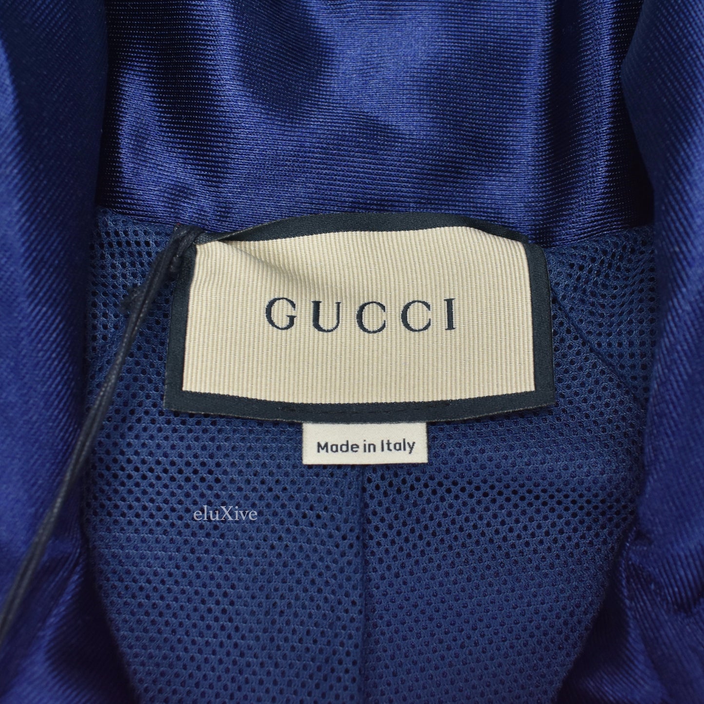 Gucci - Navy Web Stripe Technical Jersey Track Jacket