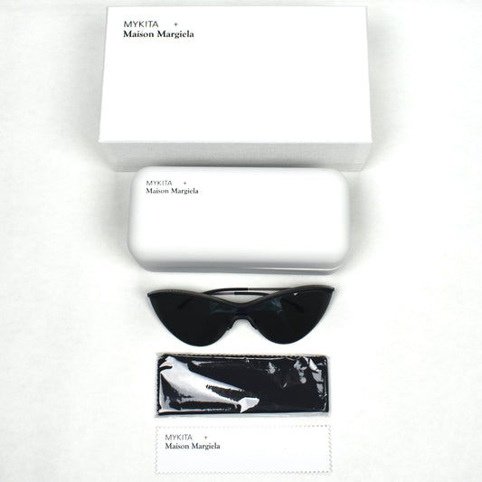 Maison Margiela x Mykita - Black MMECHO002 Futuristic Sunglasses