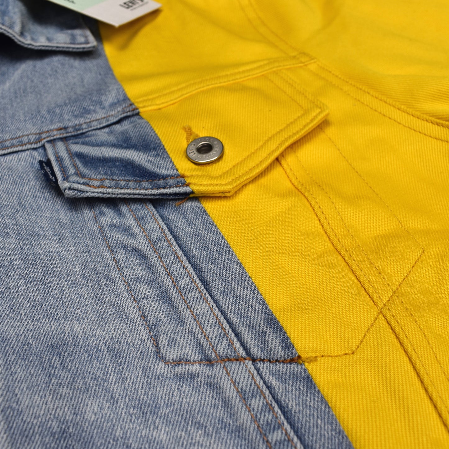 Off-White x Levi's - Paneled Denim Trucker Jacket