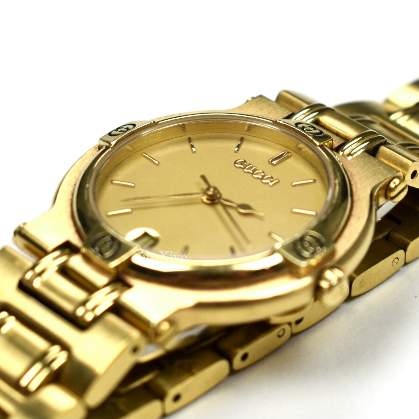 Gucci - 9200M Gold Champagne Dial Watch