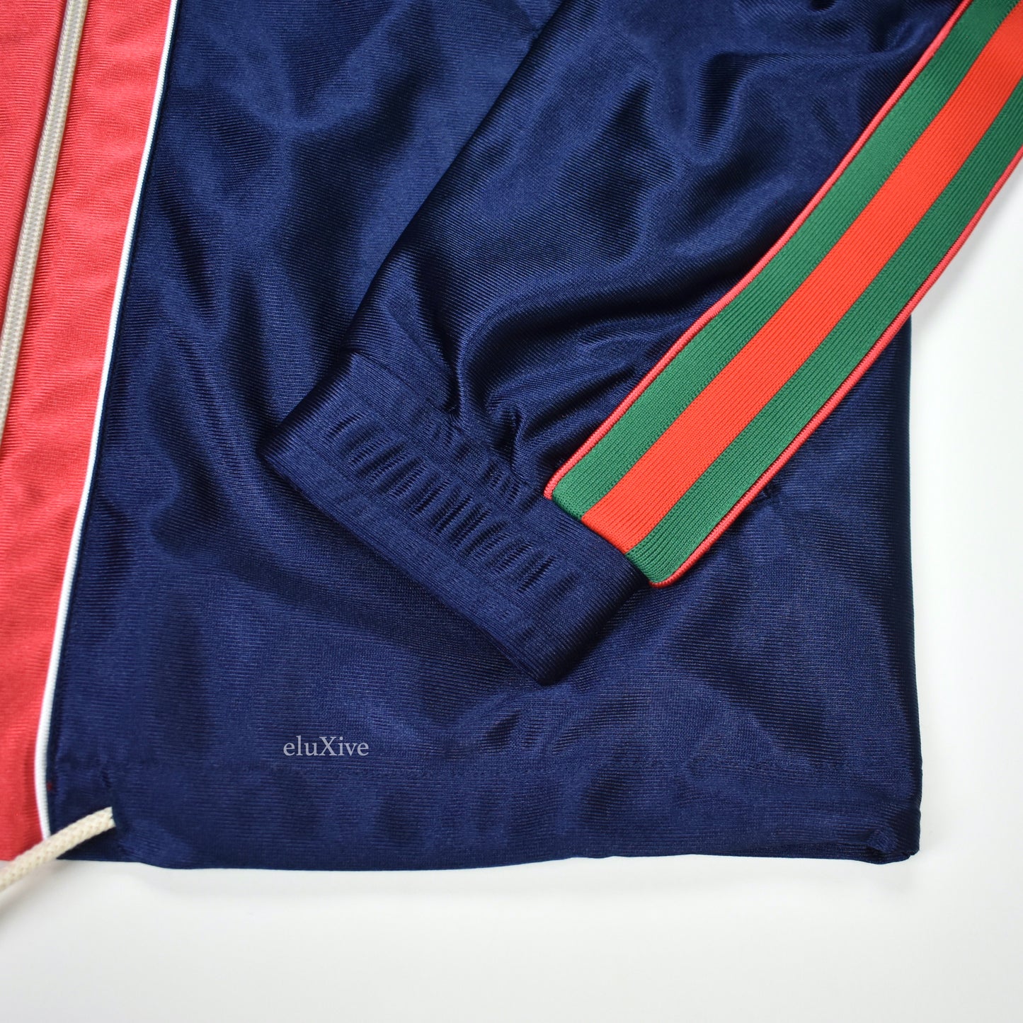 Gucci - Navy Web Stripe Technical Jersey Track Jacket