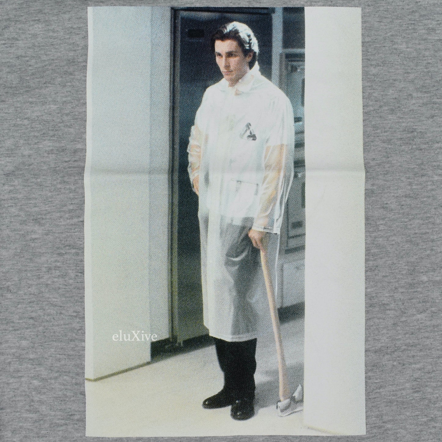 Palace - American Psycho Photo Print T-Shirt (Gray)