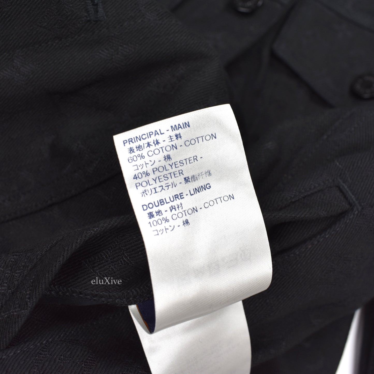Louis Vuitton - Monogram Denim Woven Trucker Jacket (Black)
