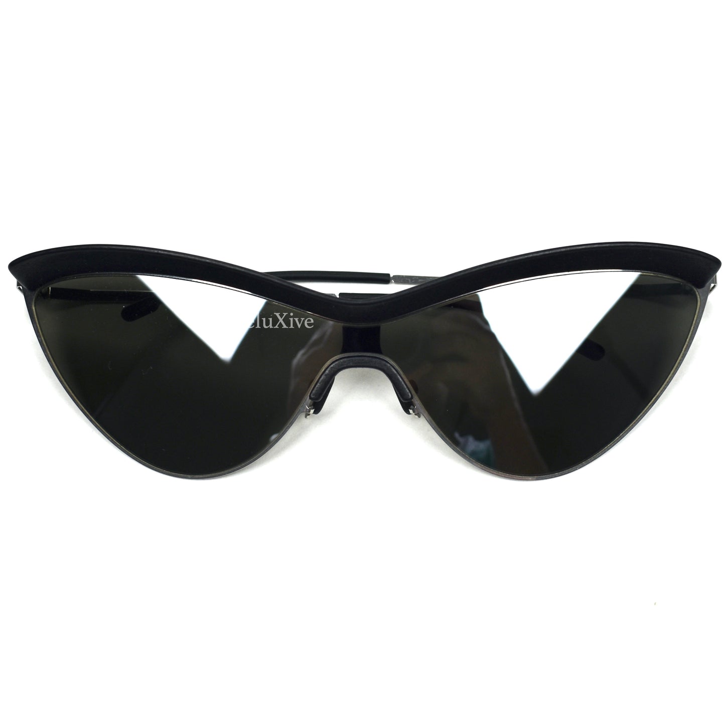 Maison Margiela x Mykita - Black MMECHO002 Futuristic Sunglasses