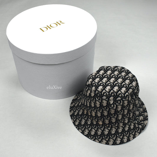 Dior - Reversible Teddy D Oblique Monogram Bucket Hat