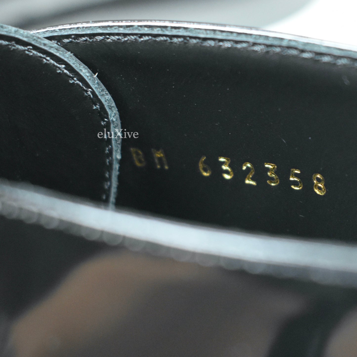 Saint Laurent - Black Patent Leather Classic Army Boots