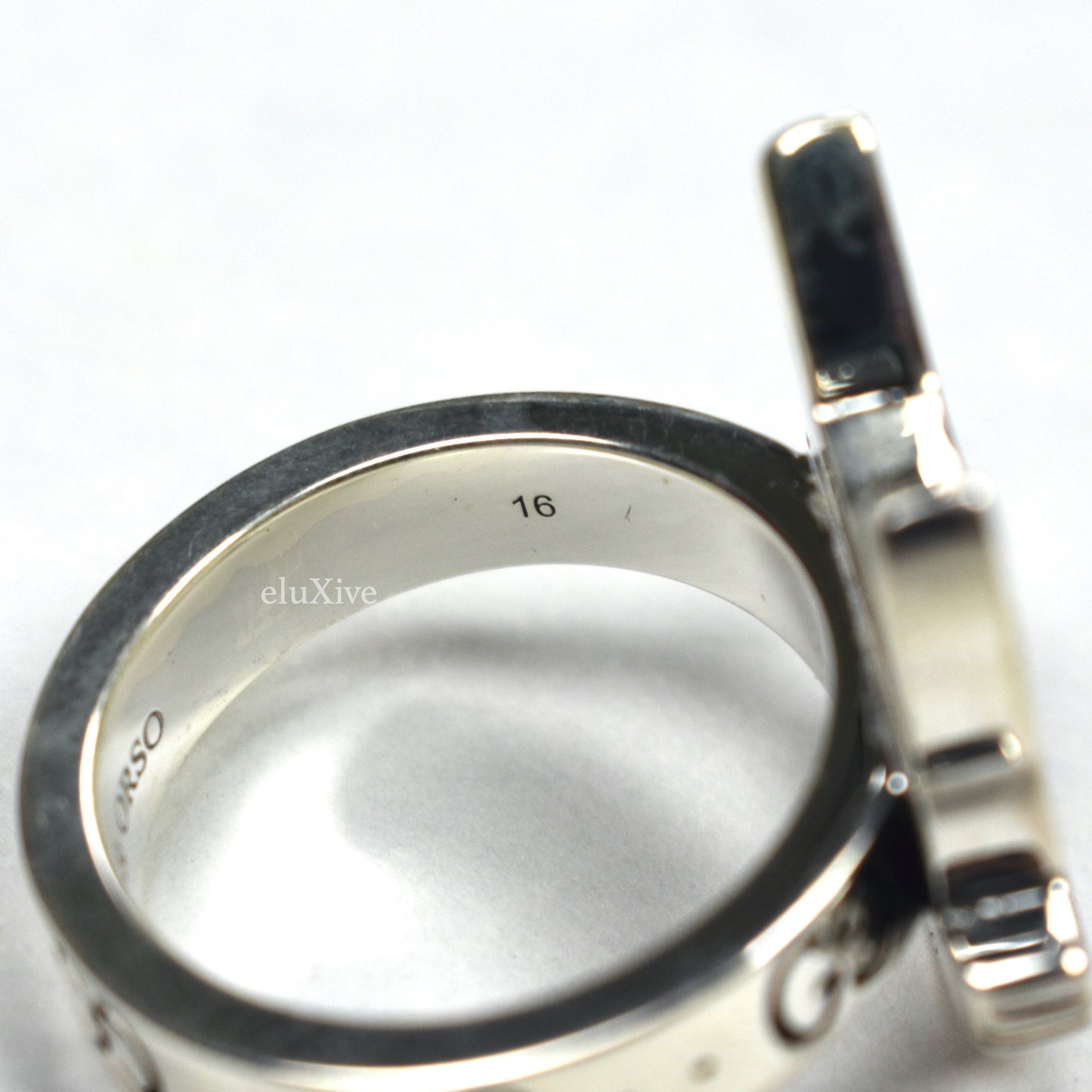 Gucci - Silver Bosco & Orso Dog Ring